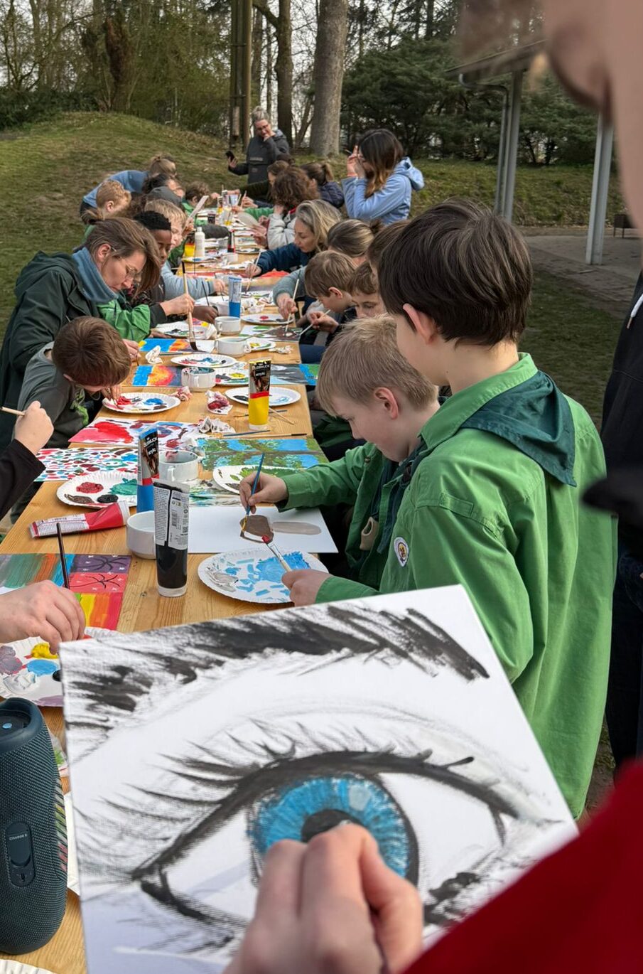 Moeder-Zoon kamp met de Welpen